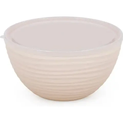 Чаша Оазис 4л (с крышкой) (бежевый) (комплект 16 шт)