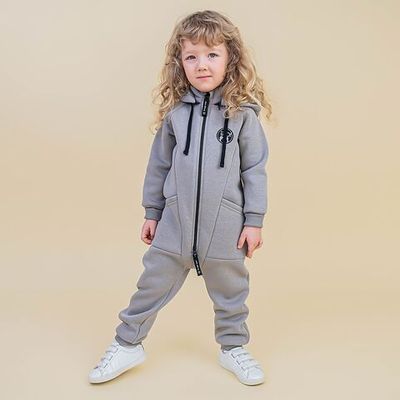 Transformer jumpsuit with flap - Ash