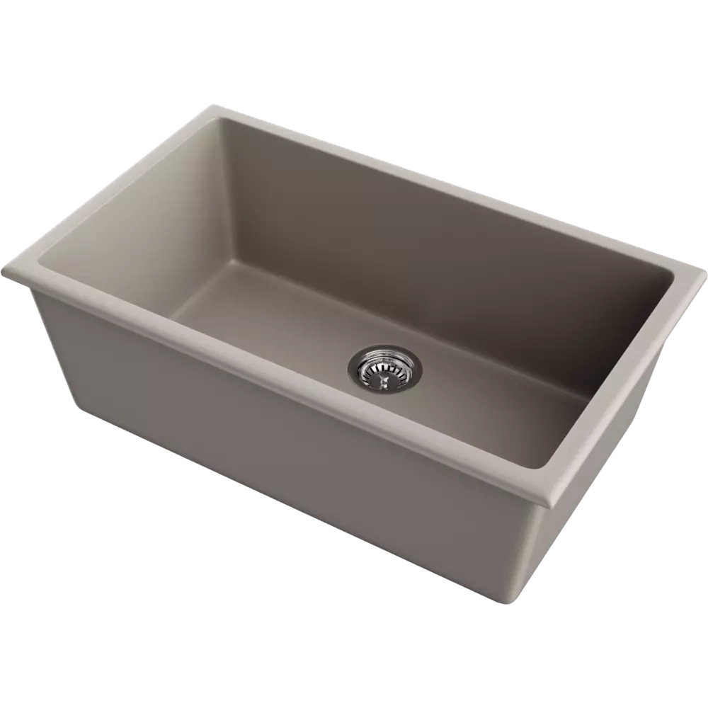 Кухонная мойка Omoikiri Okinoshima 76-U/I-G Glossy Natceramic/золото глянцевое