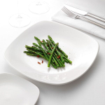 Тарелка «Квадро Вайт» квадратная;фарфор;,H=27,L=230,B=230мм;белый (Цвет: белый)