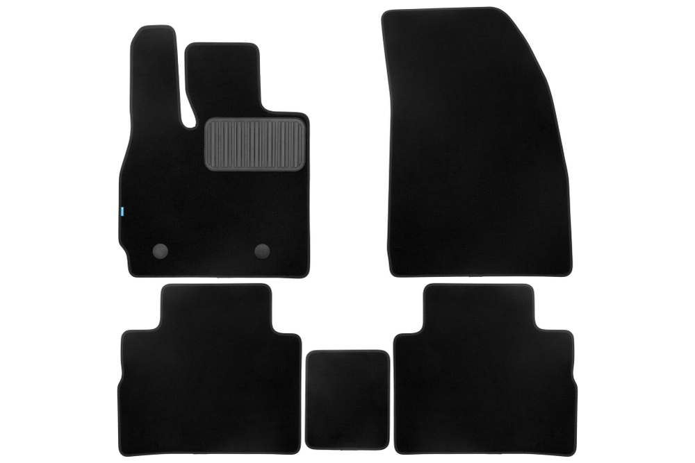 Коврики в салон для EXEED RX 2023- внедорожник 5 дв., 5 шт. (текстиль) арт.KLEVER0510600522110KH