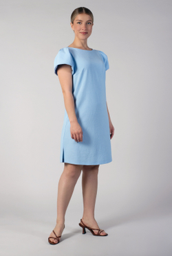 Платье женское 2572ЛПБ, Небесный #259Неб052572ЛП