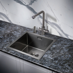 Мойка для кухни MILACIO Denia 44 Steel MC.77439 сталь воронёная