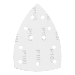 Треугольник абразивный на ворc. подложке под "липучку", перф., P 100, 150х150х100 мм, 5 шт. Denzel