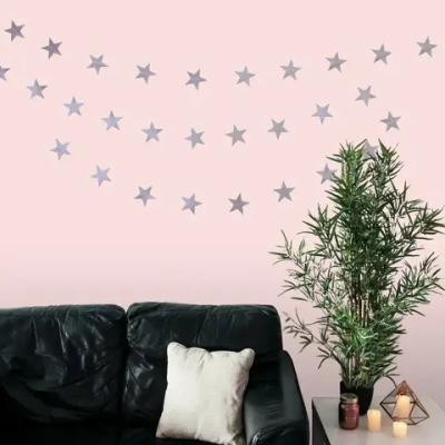 Растяжка «Звездное небо» 4 м, серебро