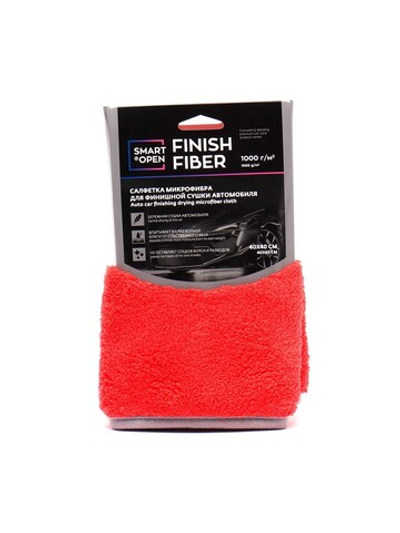 Smart Open FINISH FIBER 40х40 Салфетка микрофибра для финишной сушки автомобиля