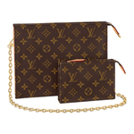 LOUIS VUITTON Toiletry Pouch On Chain Monogram