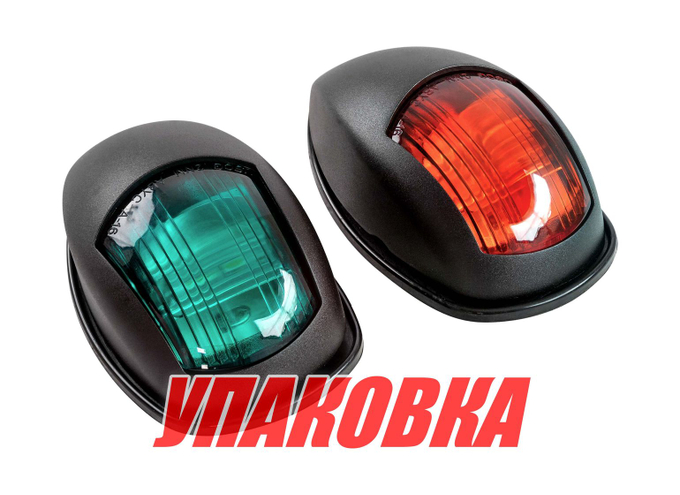 Огни ходовые светодиодные, комплект, черный корпус, 10-30 В (упаковка из 2 шт.)