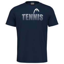 Детская теннисная футболка Head Club Colin T-Shirt - dark blue