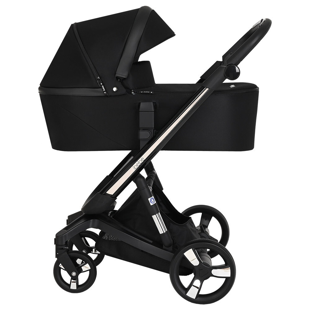 Коляска Ibebe I-Stop 2 в 1 IS 15 Black/Black