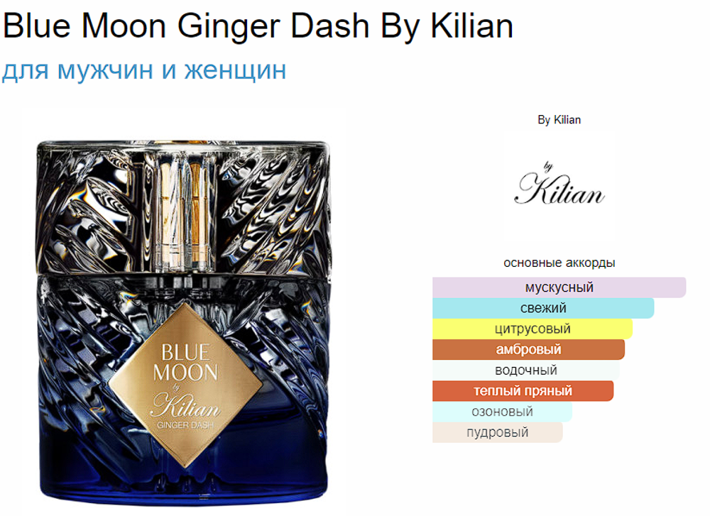 By Kilian Blue Moon Ginger Dash