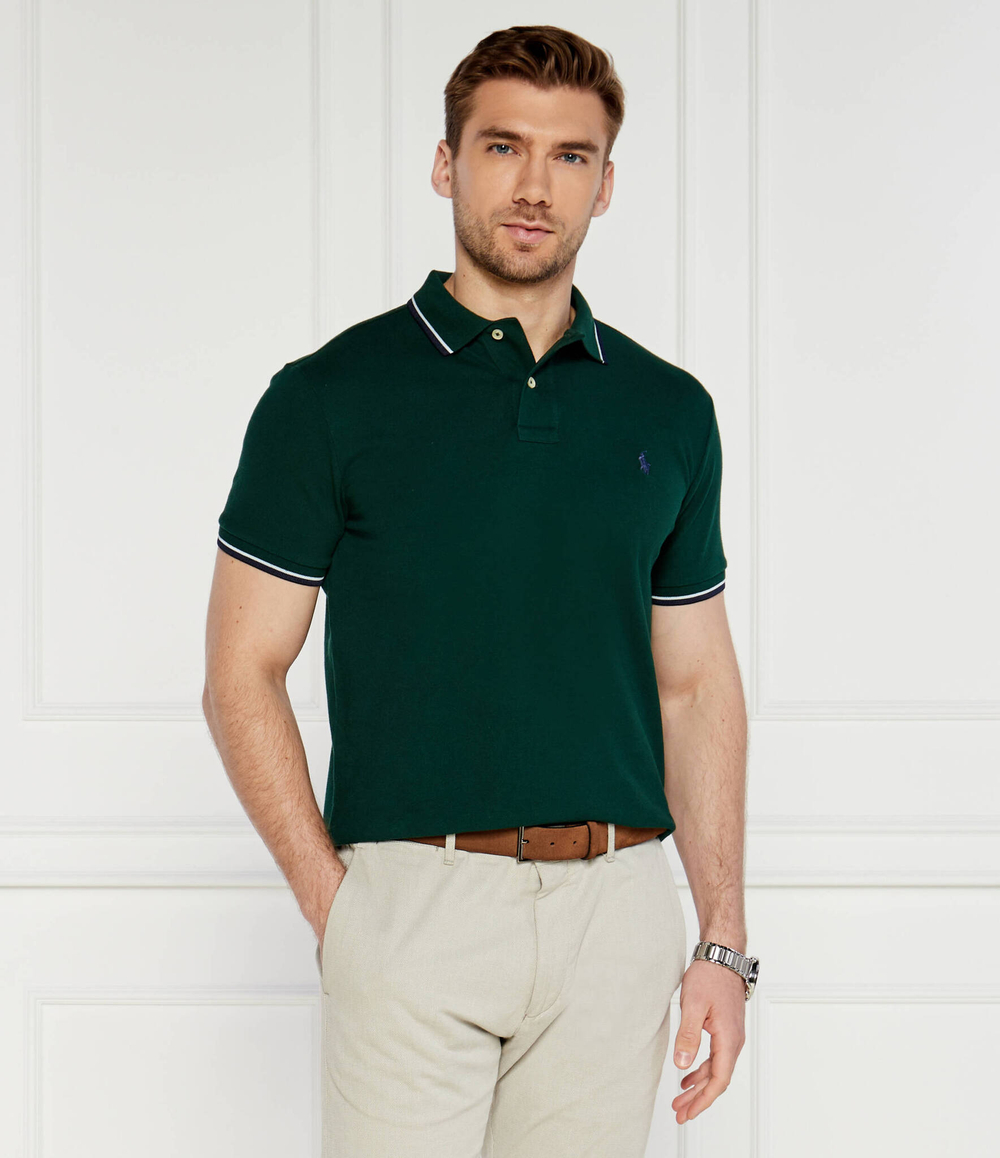 поло POLO RALPH LAUREN - темно-зеленый(710842621)