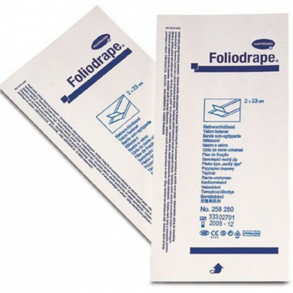 Foliodrape фиксирующая клеящаяся лента (cтерильная): 10 х 50 cм; 50 х 2 шт.
