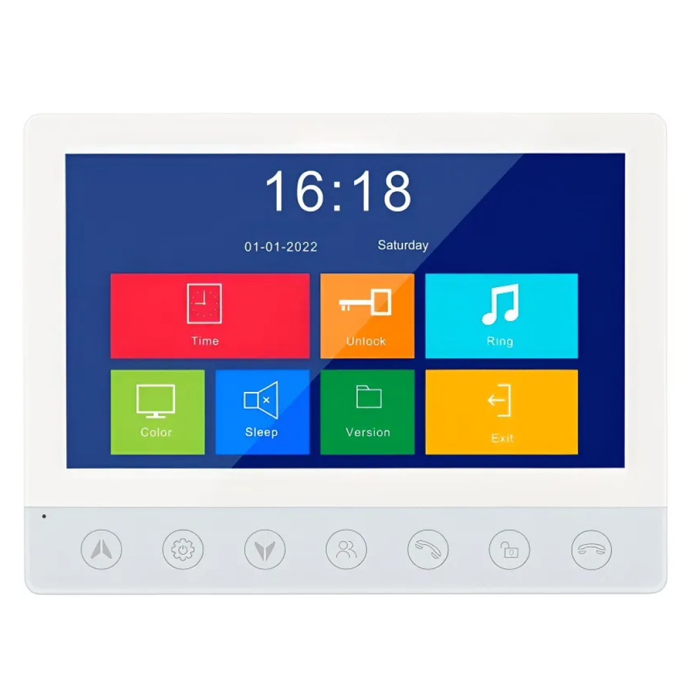 Монитор видеодомофона SF Atlas White белый