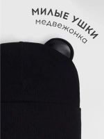 Шапка для мальчика осенняя с ушками