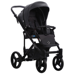 Детская коляска Bebetto Magnum Prima 3 в 1 с автокреслом Avionaut Cosmo 03 т.серая кожа