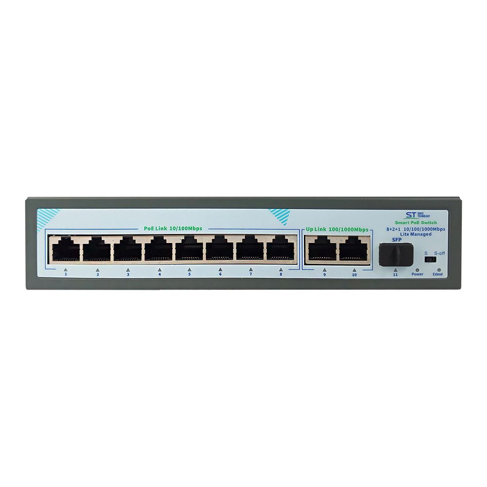 Коммутатор на 8 PoE портов ST-S817POE (2G/1S/120W/A)