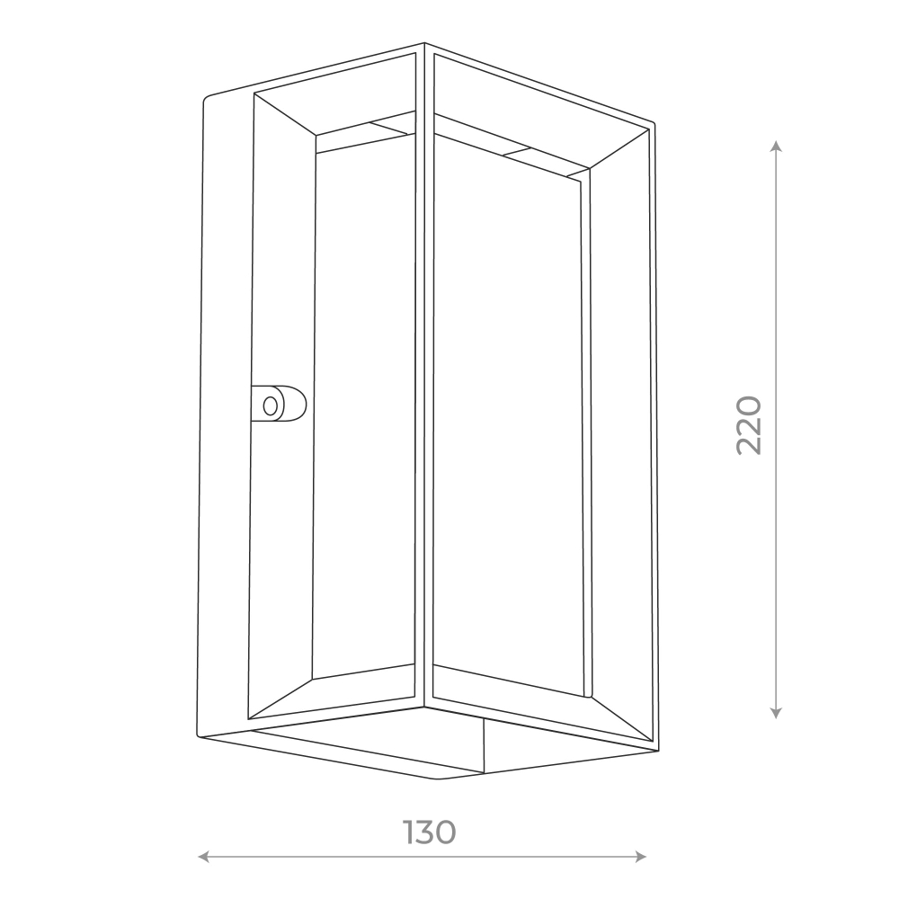 Светильник светодиодный, черный, белый, CUBISTA, LED, 6