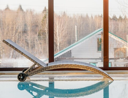 Шезлонг ROYAL FAMILY AGATA серый без матраса