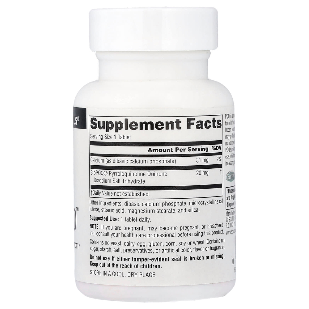 Source Naturals, PQQ Mind™, 60 таблеток