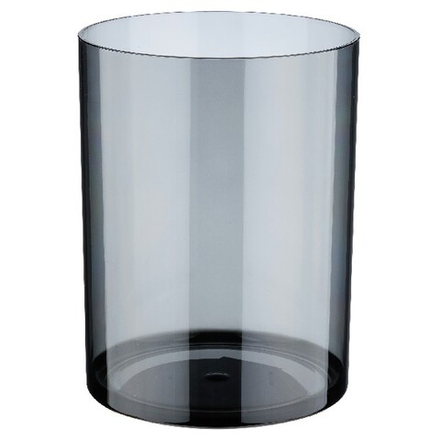 Вазон "Round shadow" (пластик) D15xH20см (Серый)