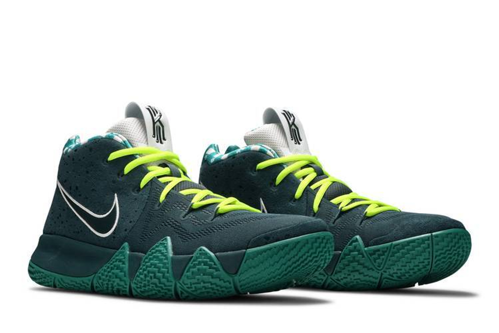 Kyrie green and white top