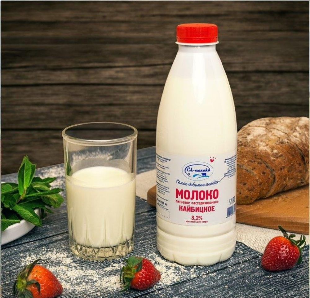Молоко цельное коровье, 1л