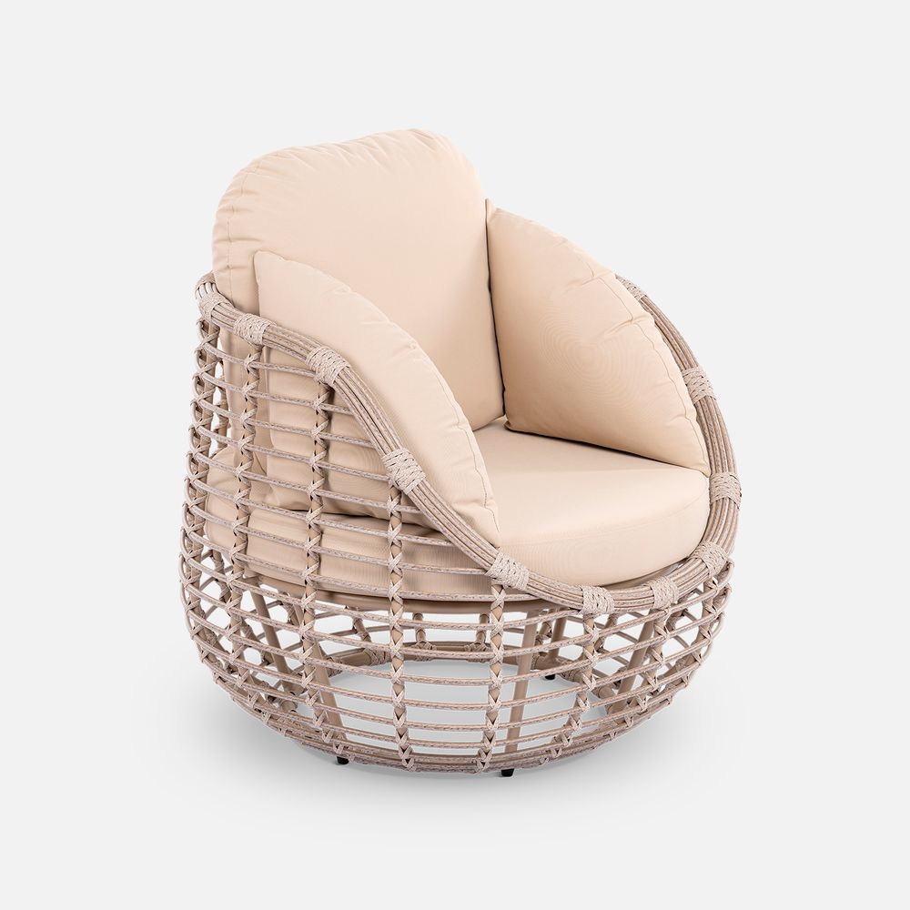 Кресло Lotus  Ирбис, RAL 1019, Jamaica beige