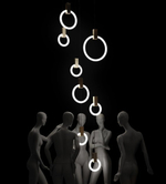 Pendant design lamp Halo by  Matthew McCormick (3 lampshade 20/20/40)