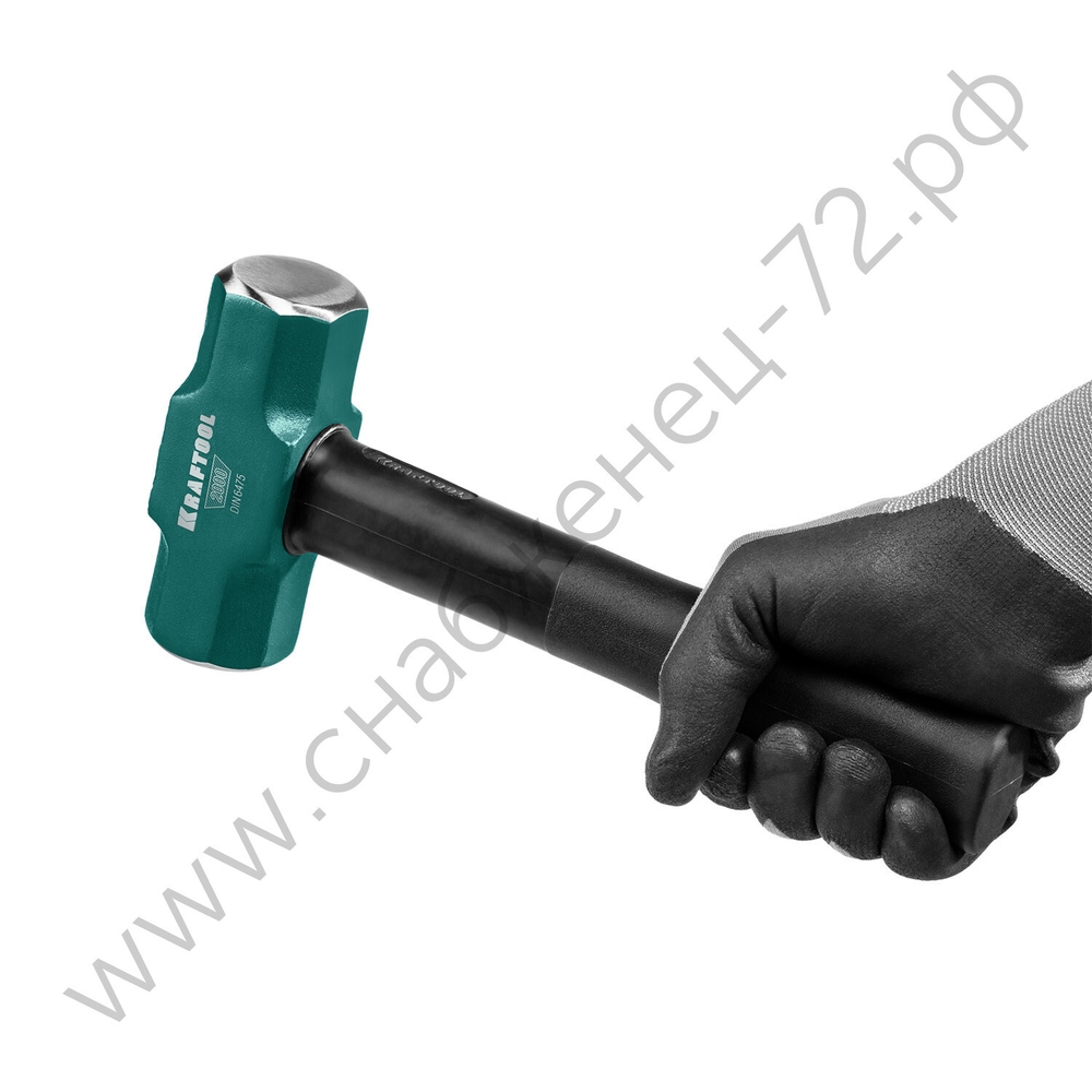 KRAFTOOL STEEL FORCE 2 кг, Кувалда со стальной обрезиненной рукояткой (2009-2)