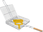 Решётка гриль Grand Picnic нерж 240х310х60см вес 2.0кг