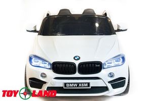 Детский электромобиль Toyland BMW X6M белый