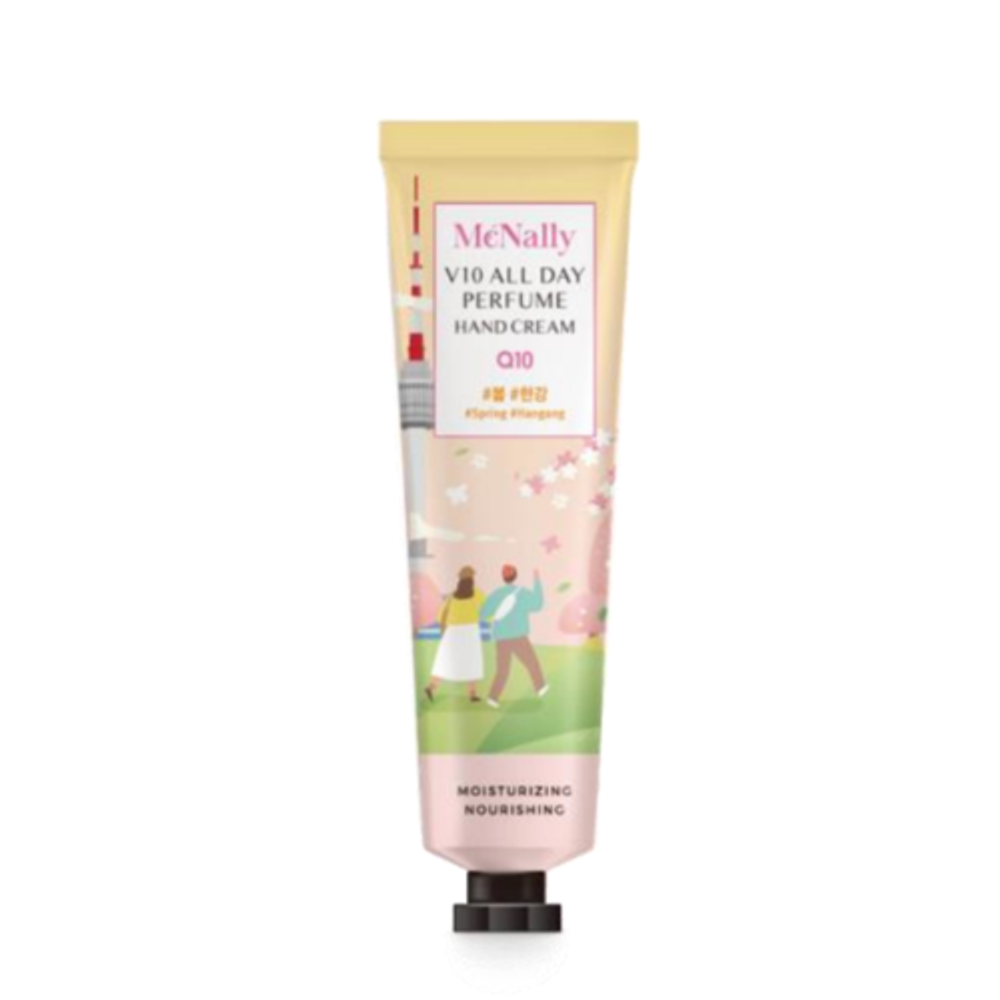 Крем для рук парфюмированный с коэнзимом Q10 - V10 all day perfume hand cream q10, 30мл