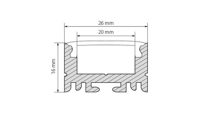 Профиль Arlight ARH-LINE-1726-2000 ANOD 018674