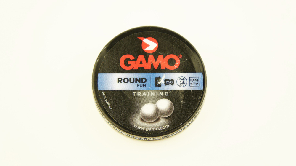 Пули Gamo Round 4,5 мм, 0,53 грамм, 250/500 штук