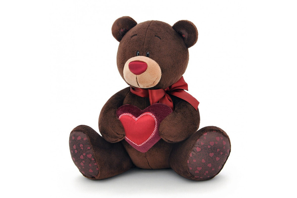 Orange Toys, Мишка Choco с сердцем - 15 см