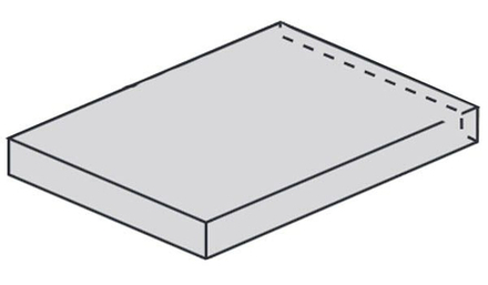 Угловая Ступень Cha.Ext.Carrara Scal.60 Ang.Sx Левая