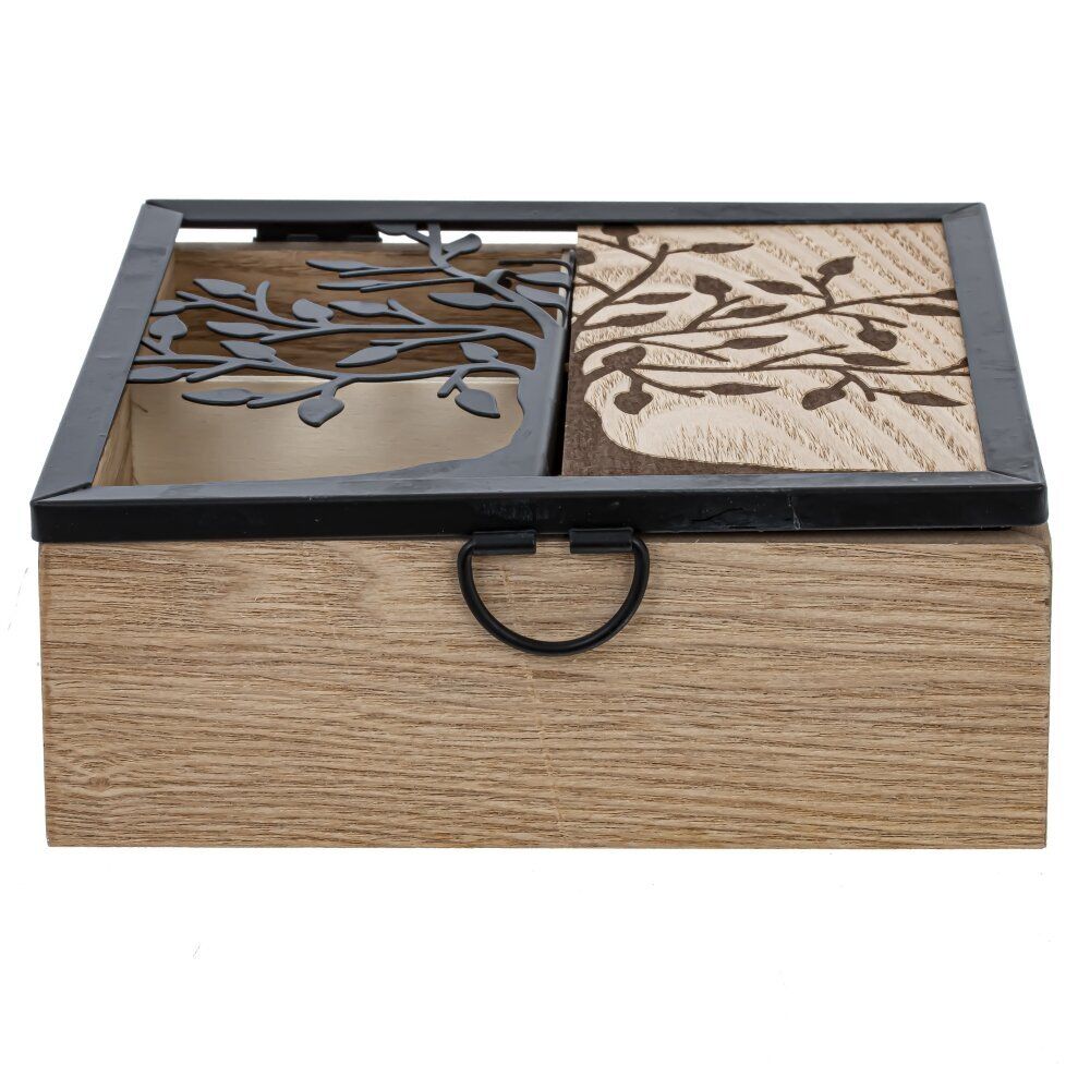 GAEM Шкатулка для чайных пакетиков, L16,5 W16,5 H6 см