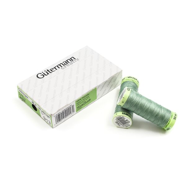 Нитки отделочные Gutermann Top Stitch 30 (30 метров), 5 кат. | 913 бледный папоротник
