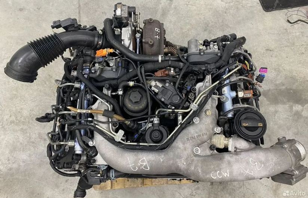 Двигатель CCW 3.0 tdi в сборе с навесным Дизель