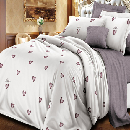 Комплект постельного белья "РУ. ИВТЕКС" дизайн: А-119, сатин, 100% хлопок. Пододеяльник на молнии!!!