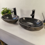 Раковина из речного камня ПАРА! RS-65547 46*31*13 0865