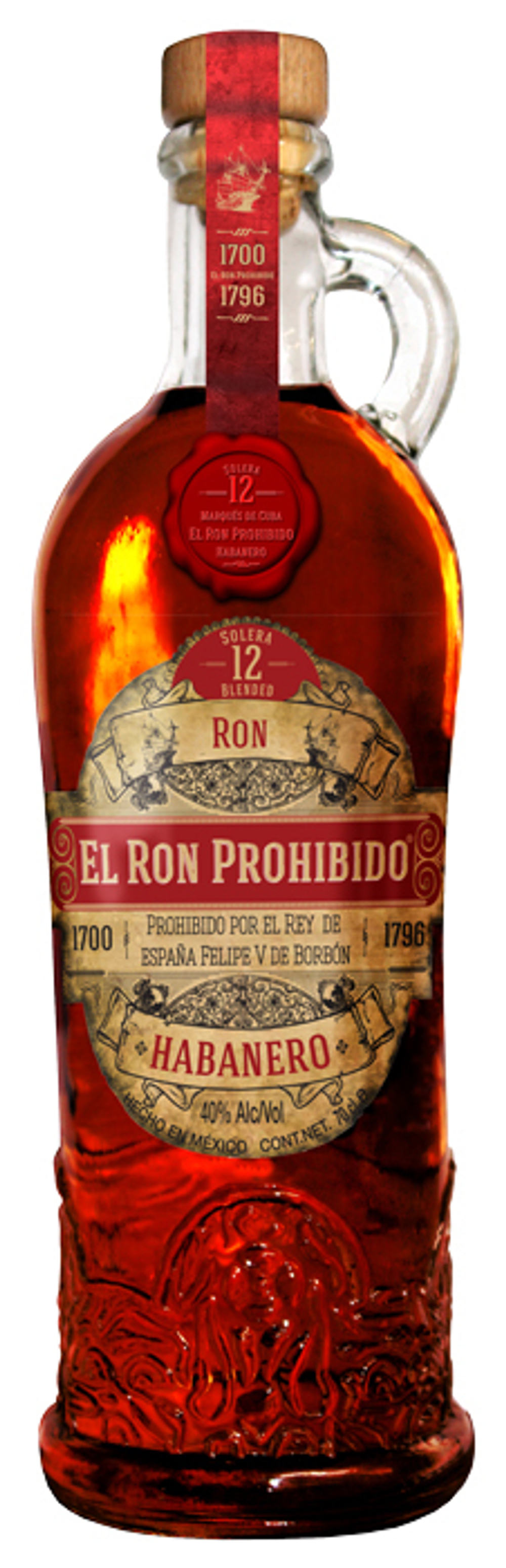 Ром El Ron Prohibido Habanero 12, 0,75л