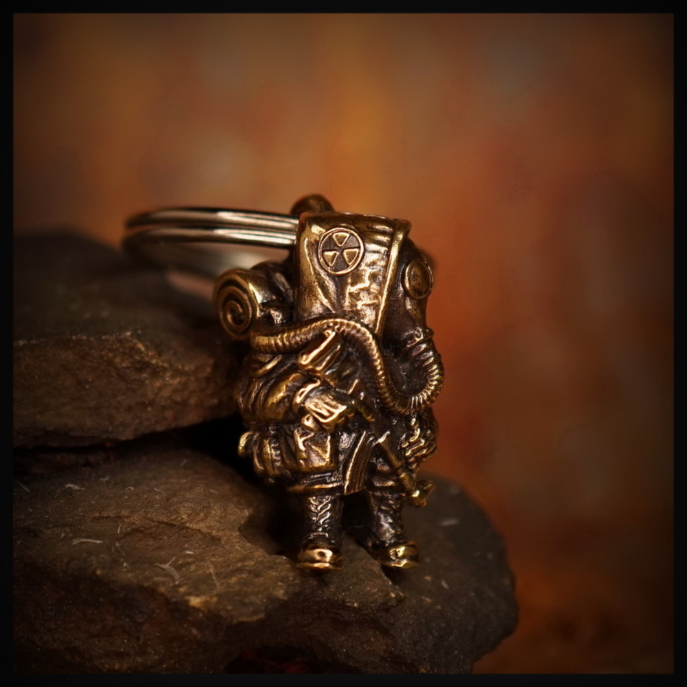 Брелок для ключей "Сталкер" , бронза