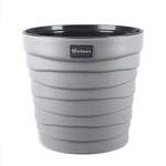 Кашпо "Бархан" со вставкой (7,5л) Цв. Серый жемчуг