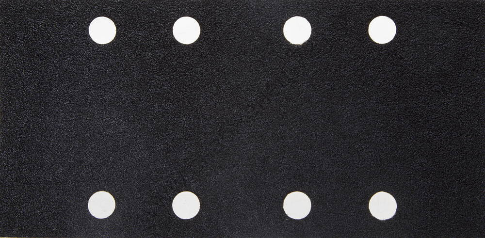 Лист шлиф. универсал. URAGAN ″Оптимален для мягких пород дерева″ 8 отверстий по линии, для ПШМ, P100, 80х166мм, 50шт