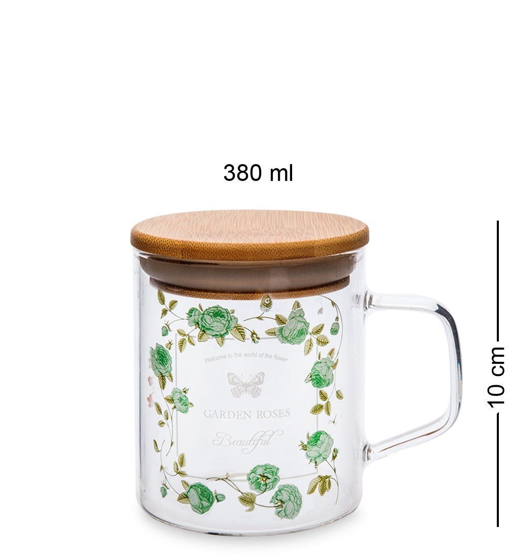 GS- 47/3 Кружка с крышкой «Розовый сад» 380мл