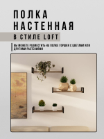 Полка настенная навесная mini Ratio