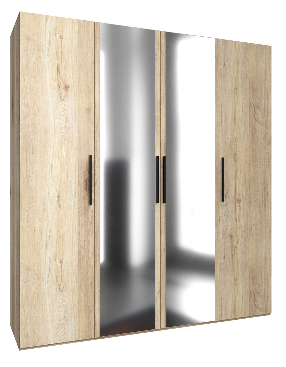 Шкаф для одежды, шкаф с зеркалом, Даллас 80-697.2ДК