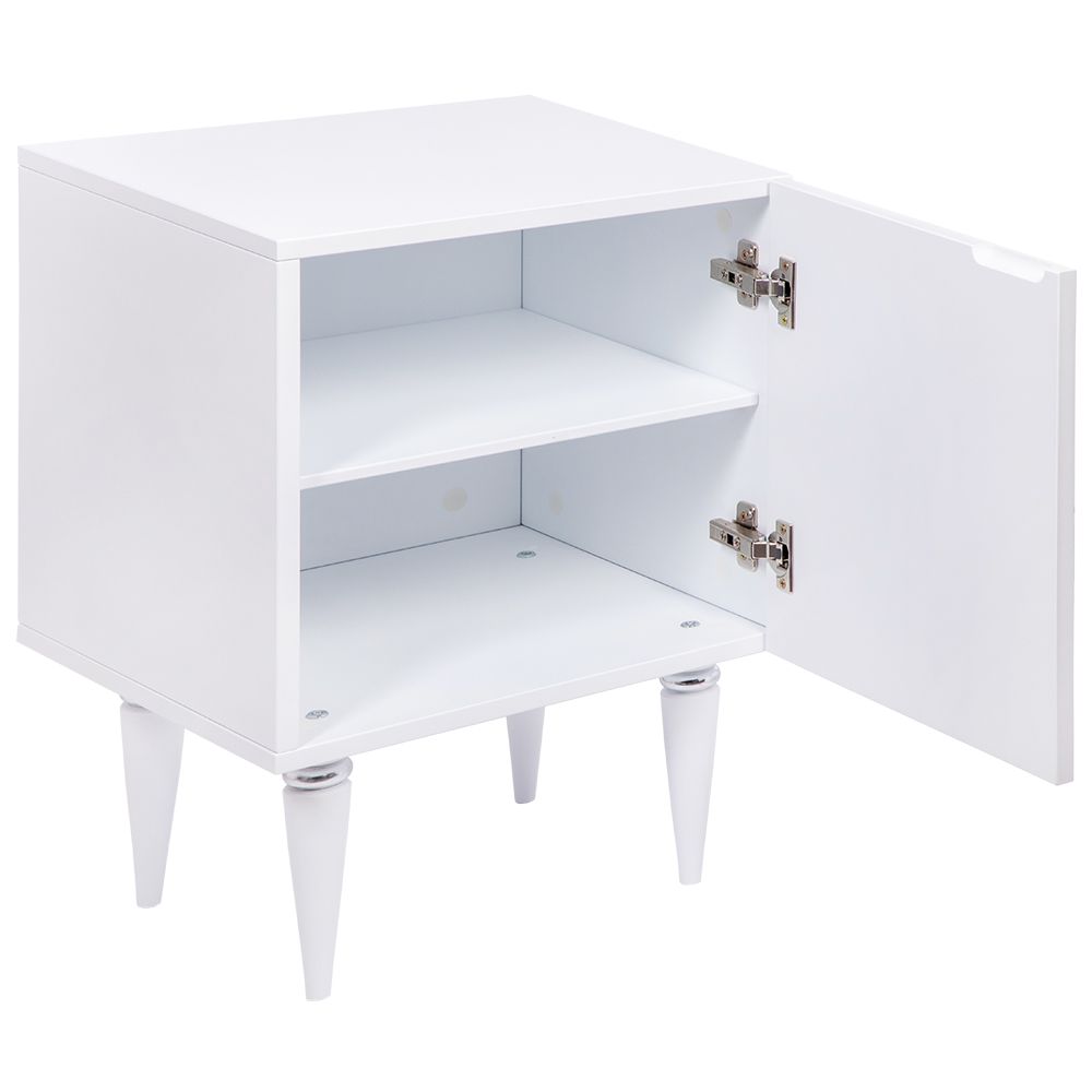 Тумба прикроватная Тропик Классика Айс Сильвер правая